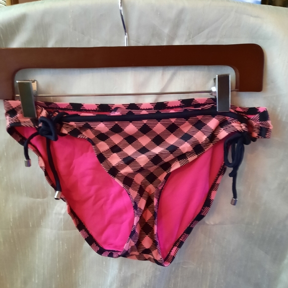 2 for $10 Tankini bright pink & black gingham - Picture 4 of 7